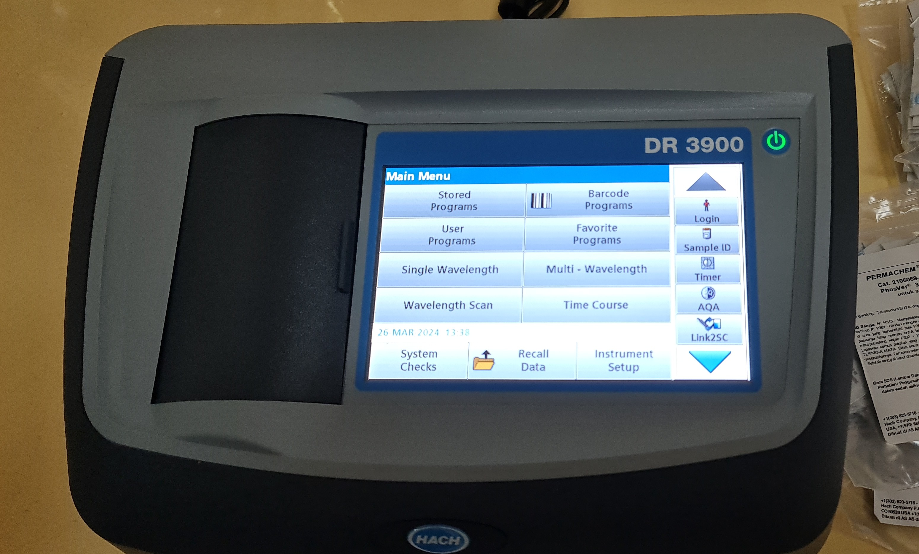 DR3900 Spectrophotometer HACH