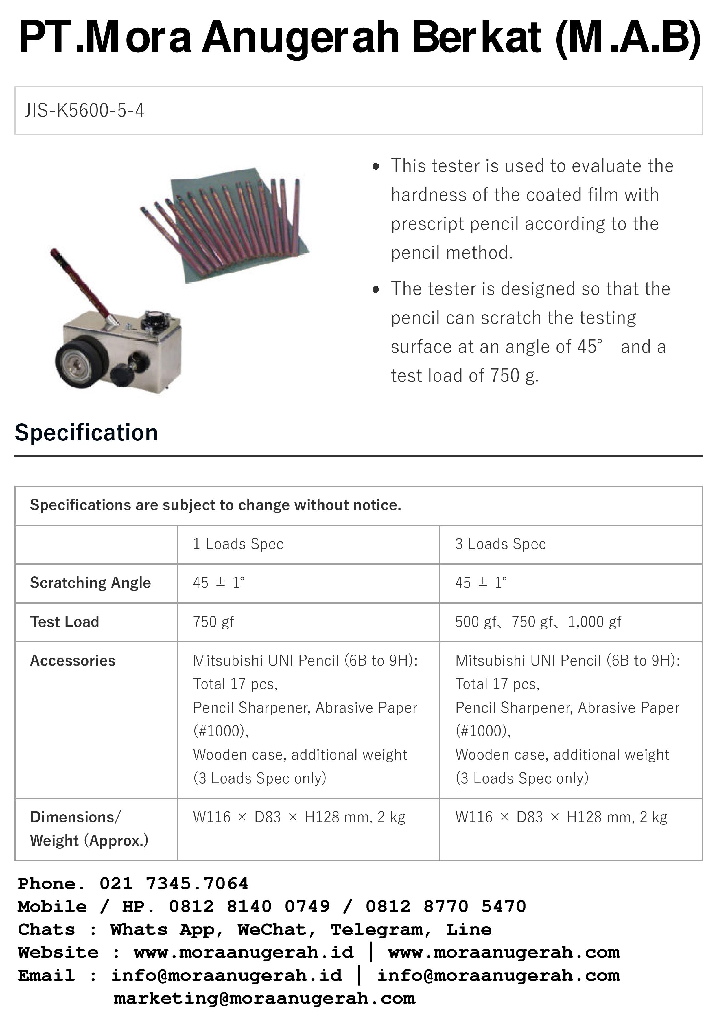 Pencil Scratch Hardness Test Procedure