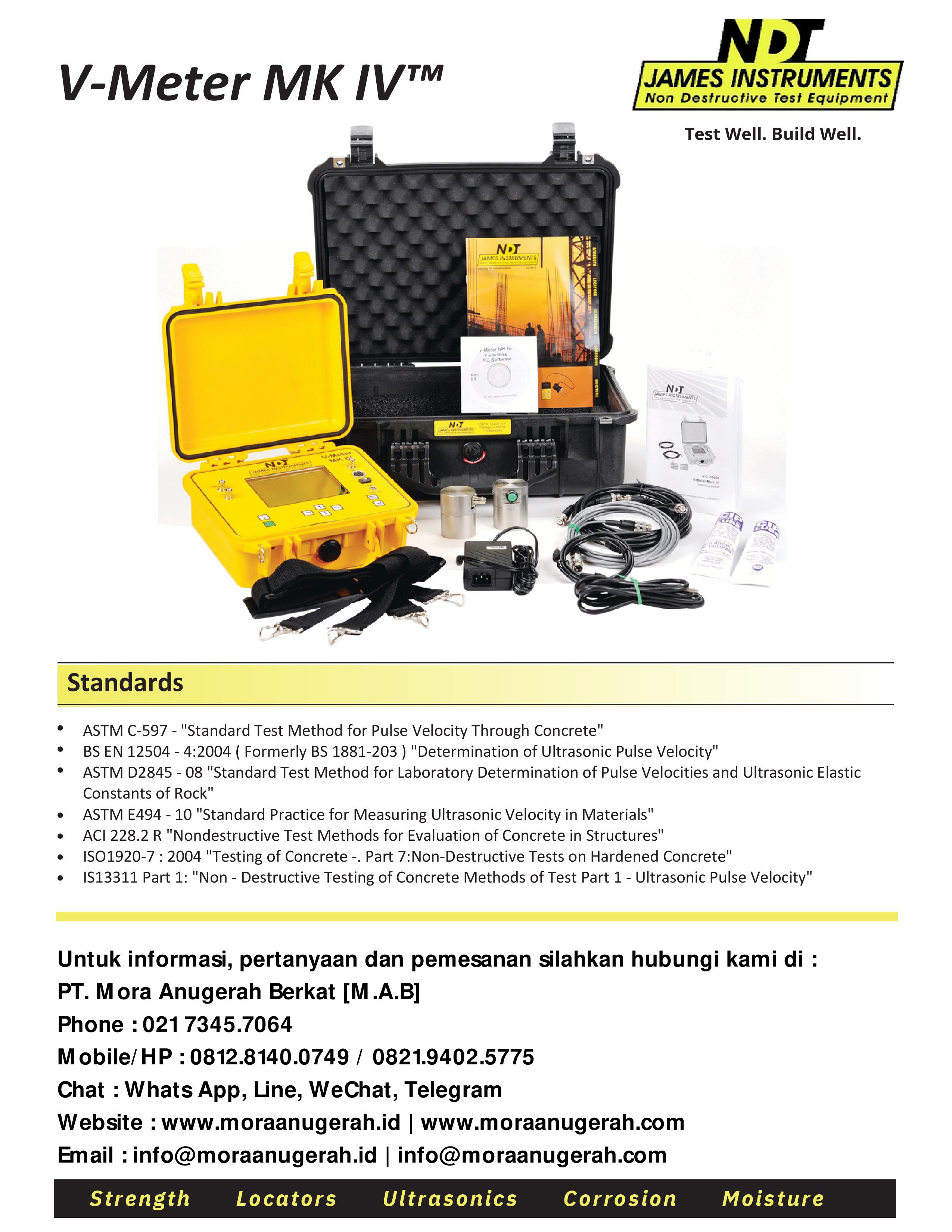 Ultrasonic Pulse Velocity Test Murah