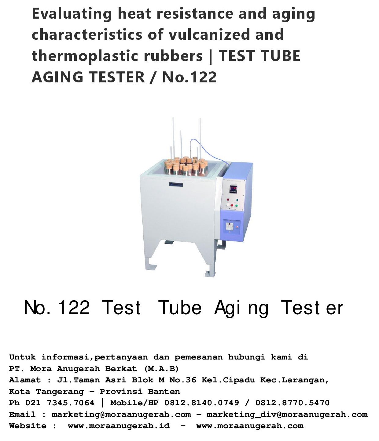 Test Tube Aging Tester