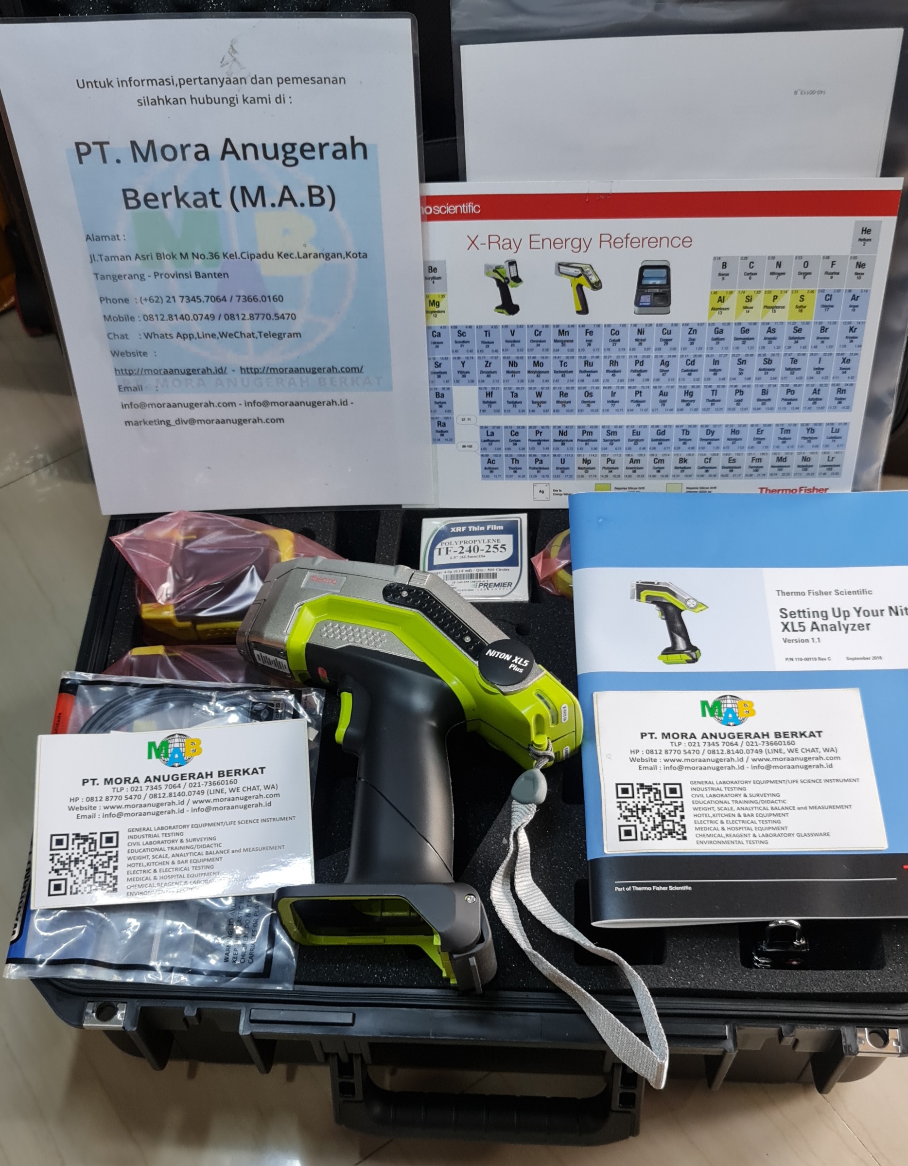 Jual THERMO SCIENTIFIC - NITON XL5+ Handheld XRF Analyzer