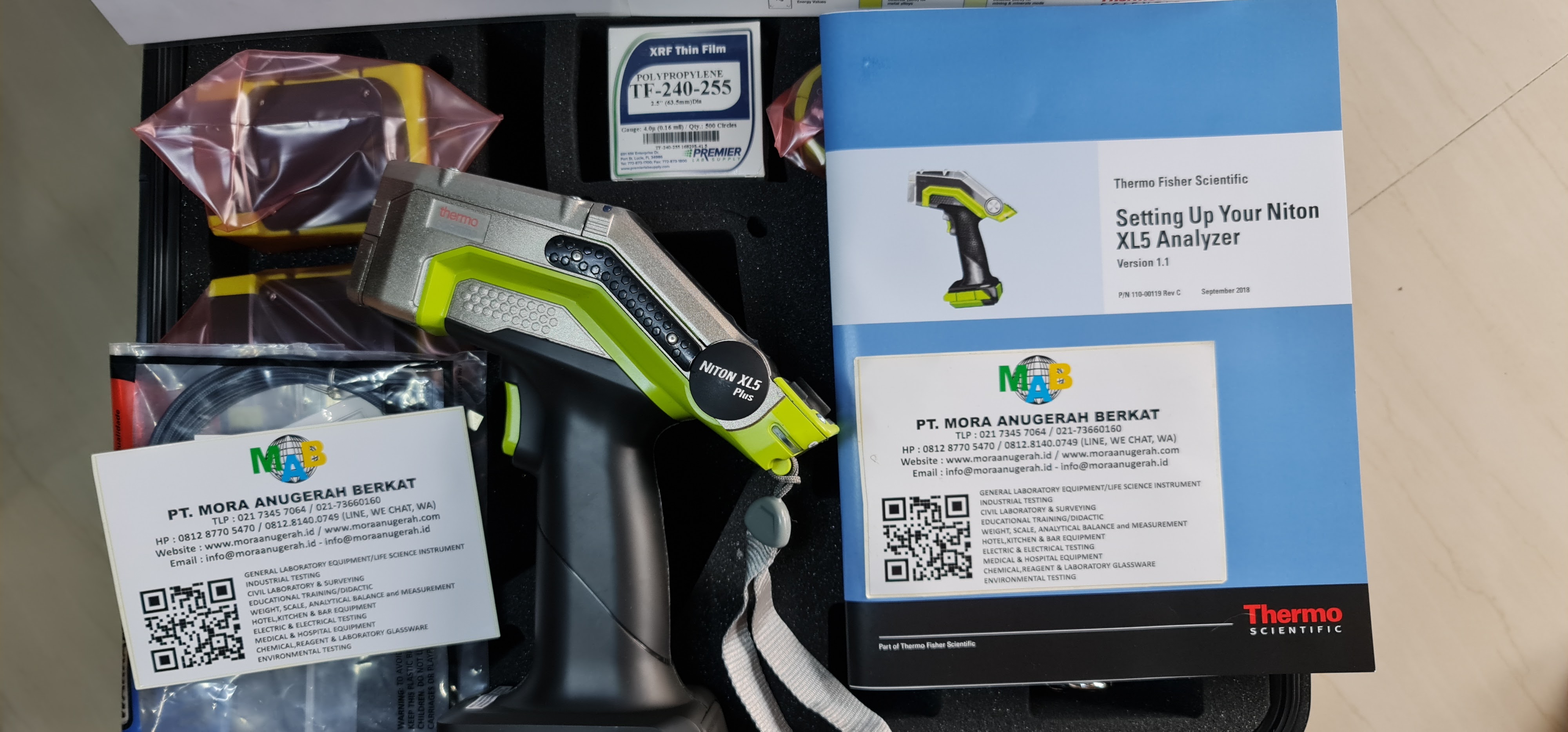 Alat Pengujian Element pada Tambang Dengan XRF Analyzer