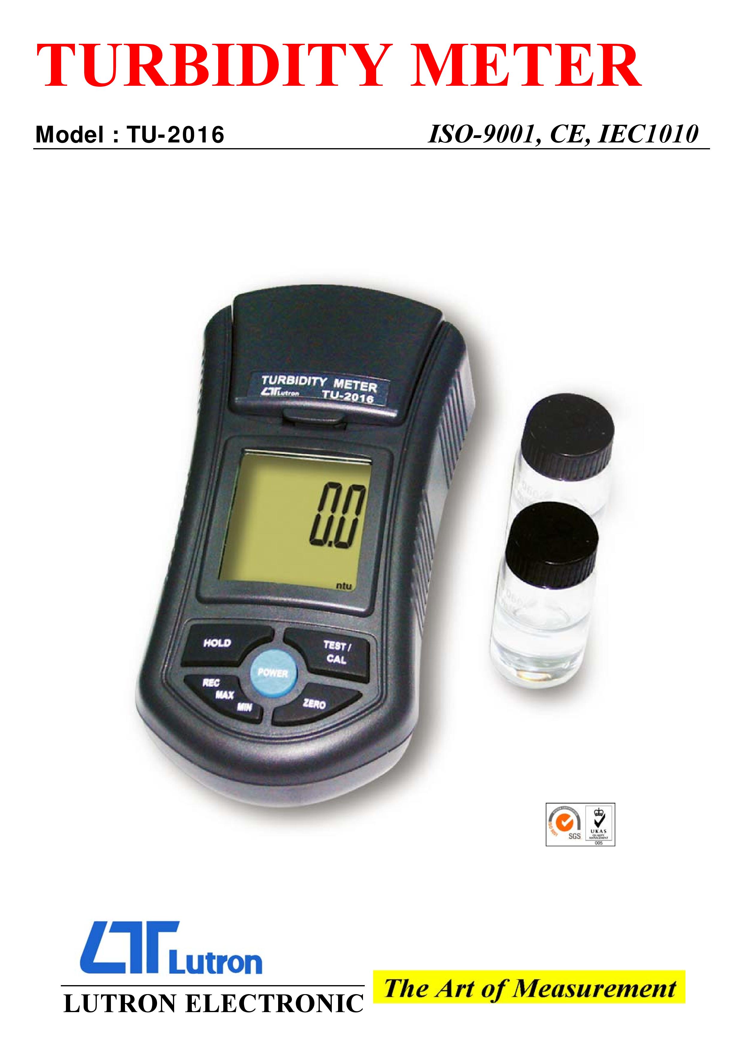 Lutron Turbidity Meter TU-2016