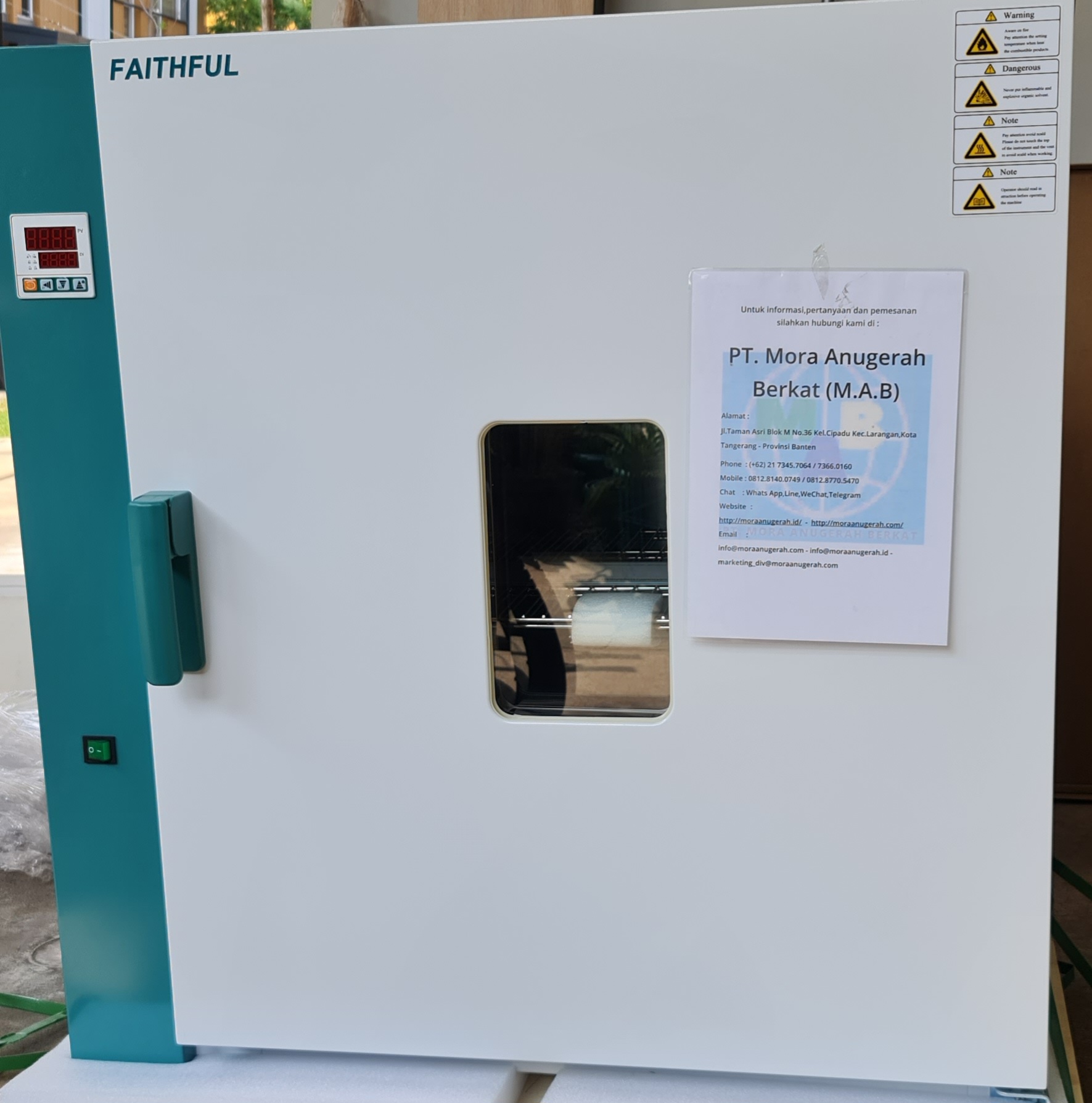 Forced Air Drying Oven : PT.Mora Anugerah Berkat