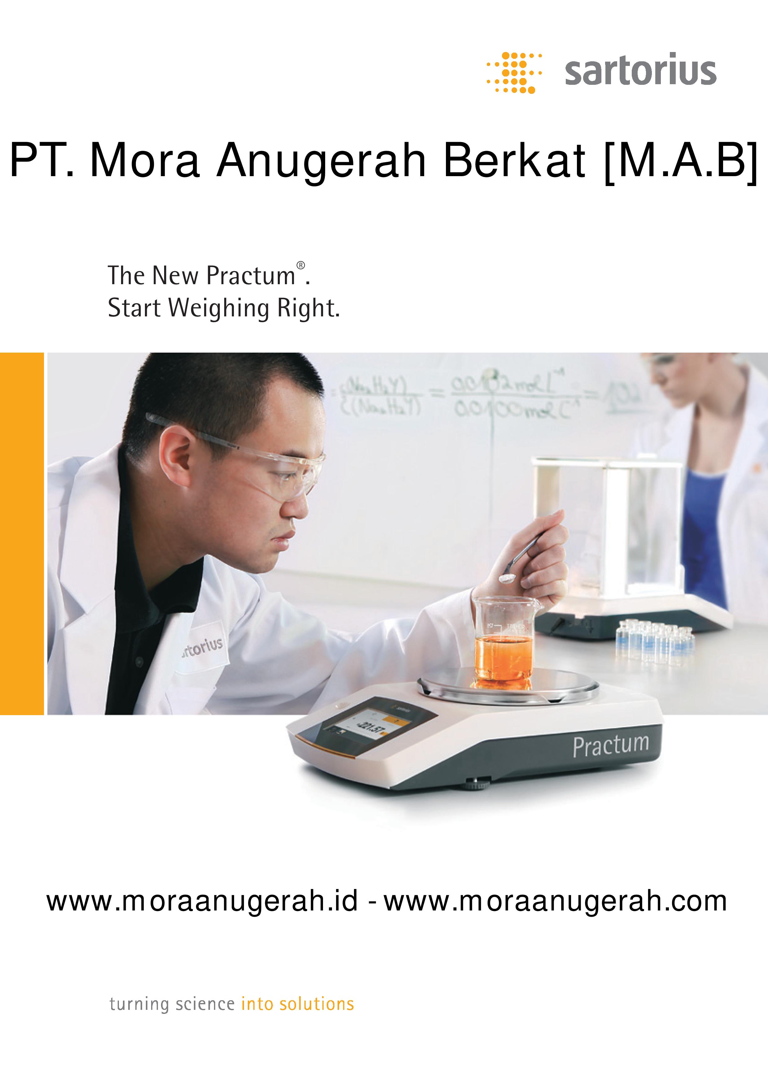 SARTORIUS Practum - Analytical Balance and Precision Balance