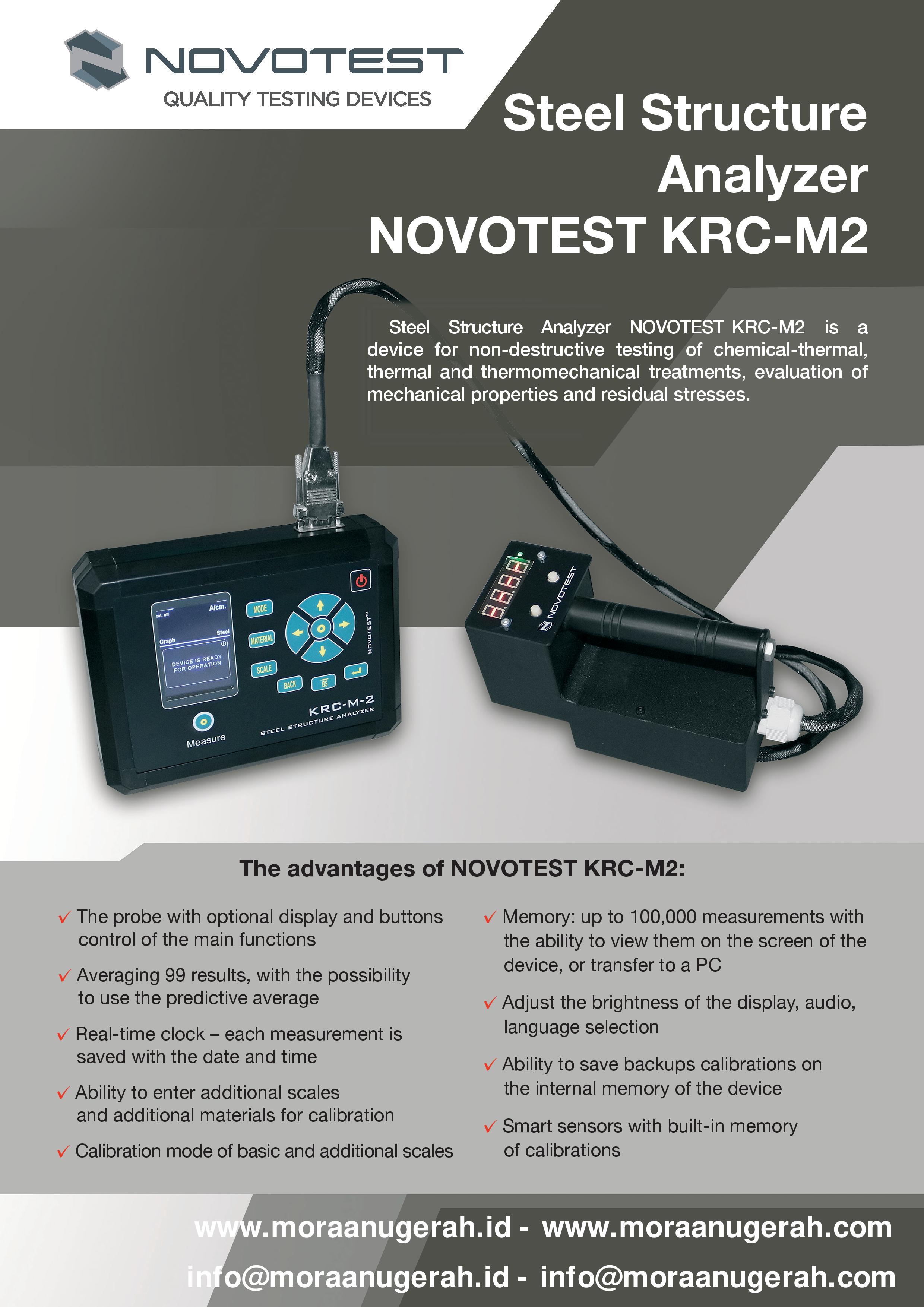 Steel Structure Analyzer - Novotest KRC-M2