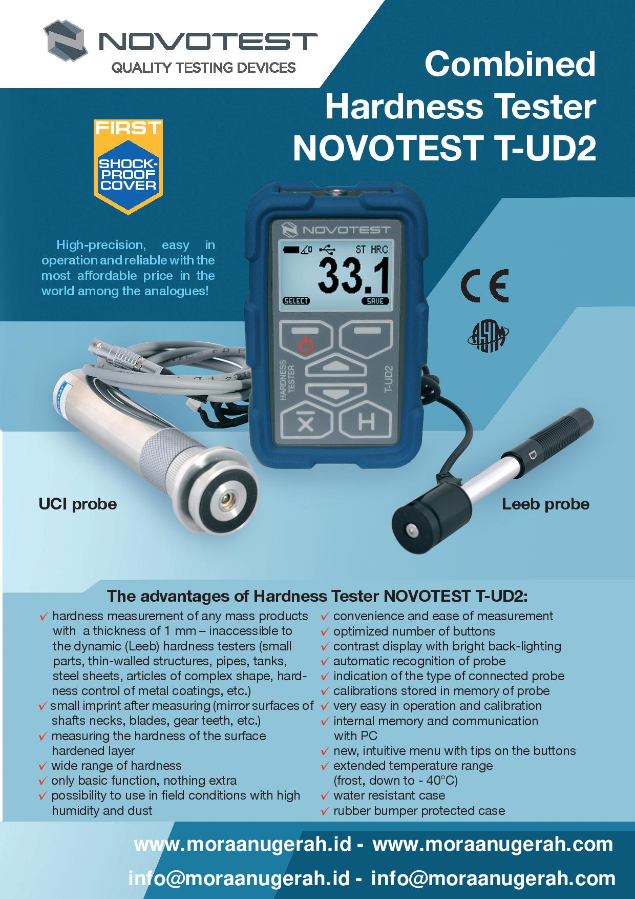Hardness Tester - NOVOTEST T-UD2
