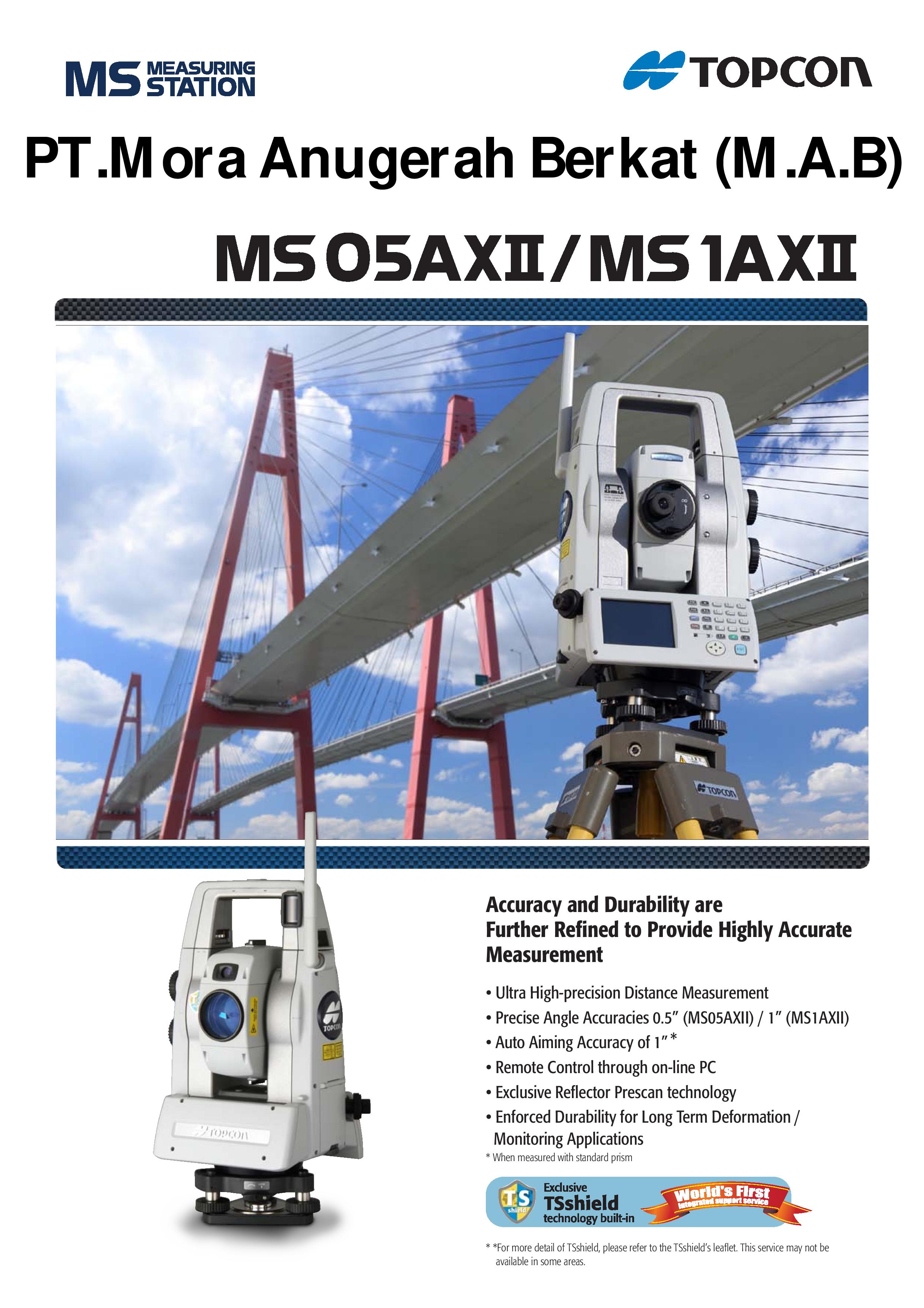TOPCON - Measuring Station (MS) Series