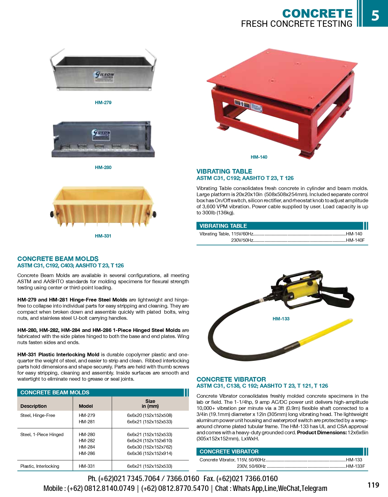 GILSON [HM-140F] Vibrating Table