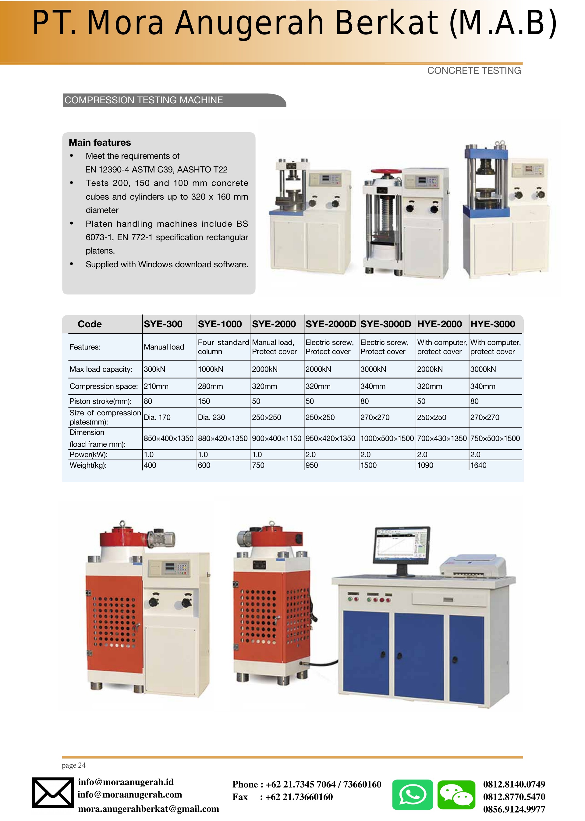 Compression Testing Machine and Universal Testing Machine